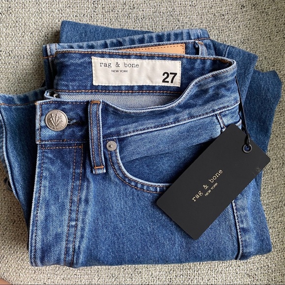 NEW Rag and Bone high rise ankle slim jeans - Picture 3 of 5